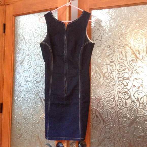 Denim short dress