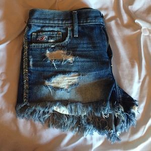 Hollister denim shorts