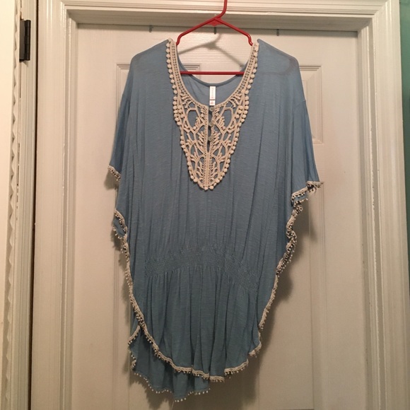 Turquoise blouse