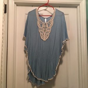Turquoise blouse