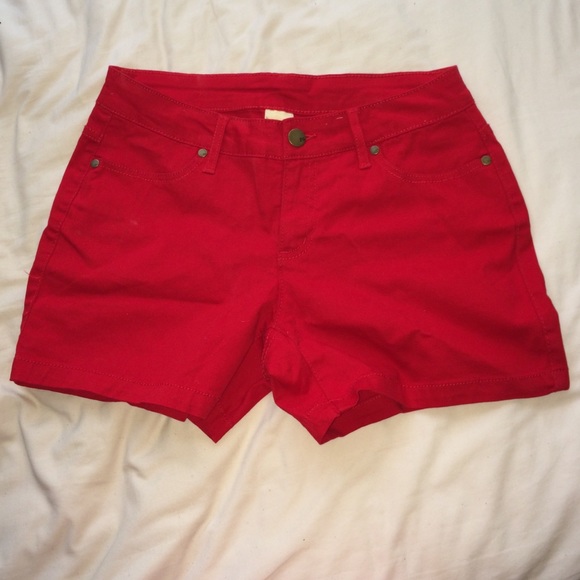 Women's Red Shorts