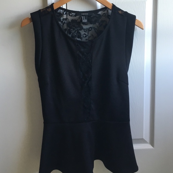 Forever 21 peplum tank - Picture 3 of 4