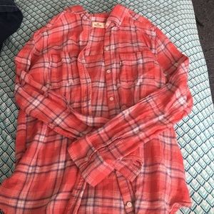 Hollister flannel. Size small