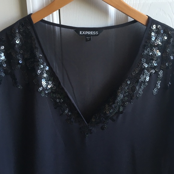 Express sequined blouse - Picture 1 of 2