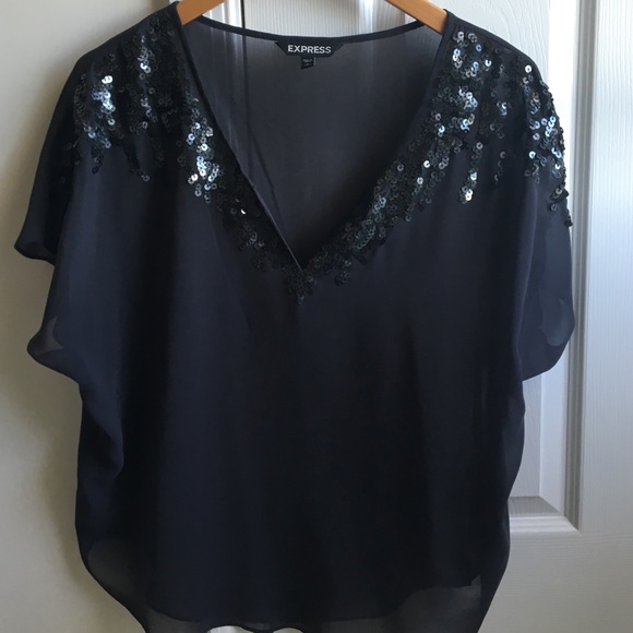 Express sequined blouse - Picture 2 of 2