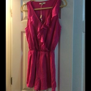 Hot pink romper