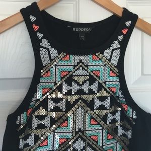 🆕 Express Aztec sequined dress