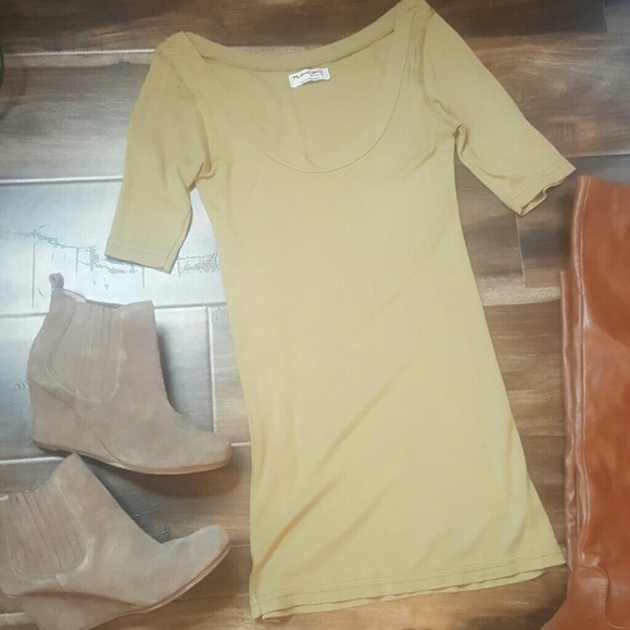 Michael Stars One Size long scoop nk Tee