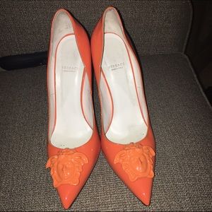 Versace medusa head pumps