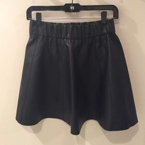 Club Monaco Faux leather mini skirt