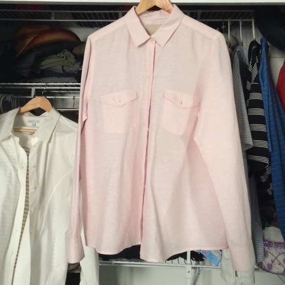Pink Button Down - Picture 2 of 4