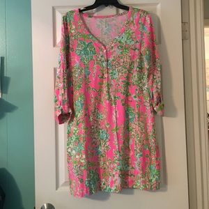 Lilly Pulitzer 3/4 length sleeve dress