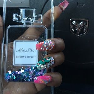 Blue/pink Dior phone case for 6s only