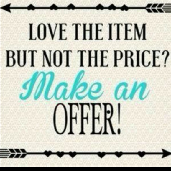 Accepting reasonable offers😊