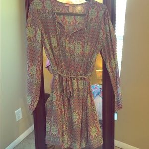 Forever 21 waist tie dress size L EUC