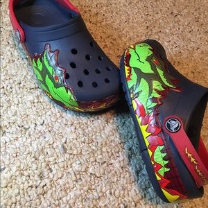 Dragon Light Up Crocs