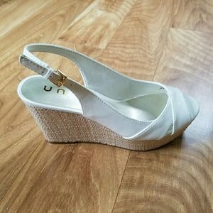 Unisa sling back wedges