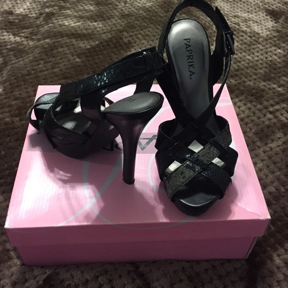 Black heels