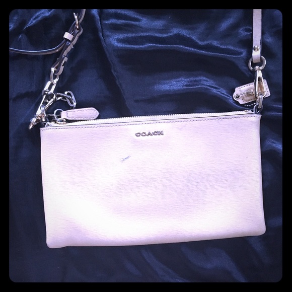 Coach purse with long strap.