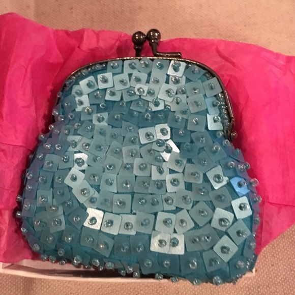 Blue small money purse - Picture 1 of 1