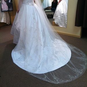 Bridal Veil-Train Style Custom Made