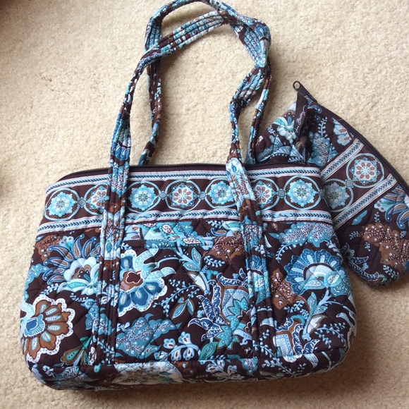 Vera Bradley purse and small zip case