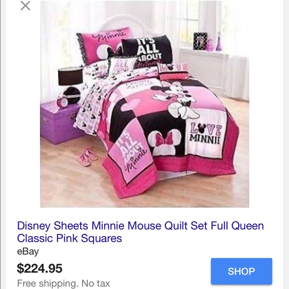 Minnie Mouse Bed Set