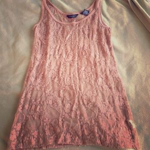 Lace tank top