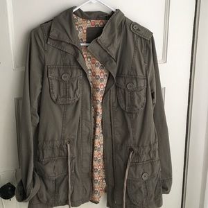 Anthropologie cargo jacket/ trench