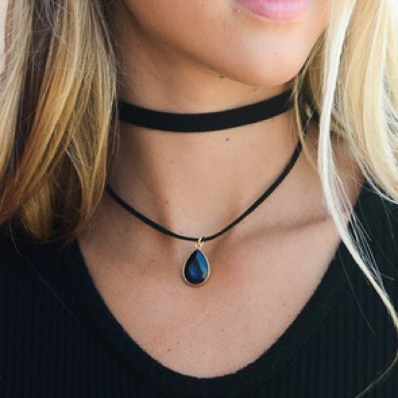 Gemstone choker - Picture 2 of 2