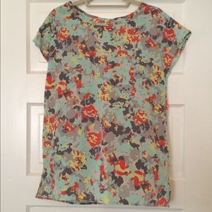 Multicolor, silk, GAP top