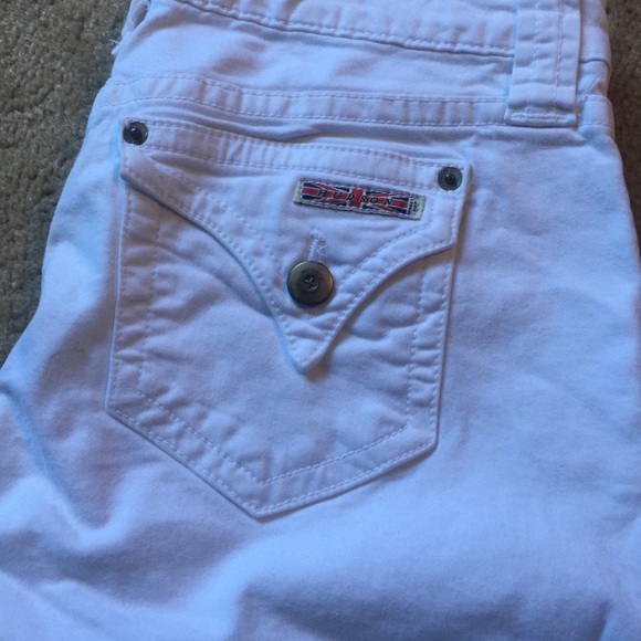 Hudson white capris size 28