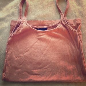 Rose gold tank top