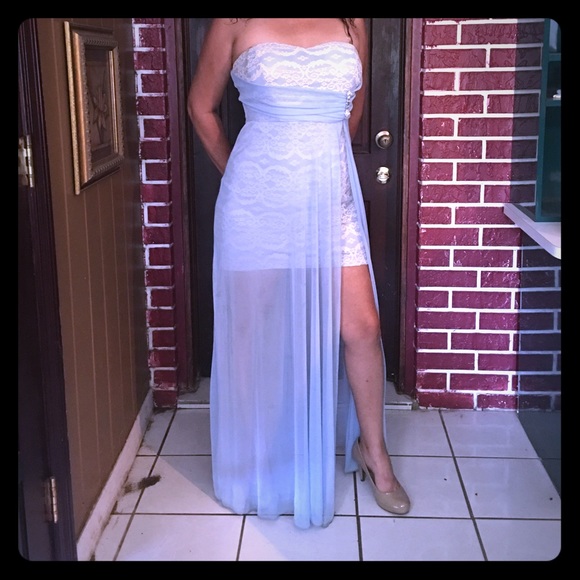 Blue dress