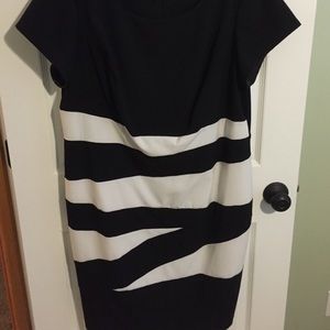 Black & White Wiggle Dress