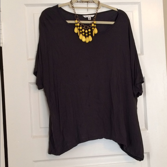 Short sleeve, olive CABI top
