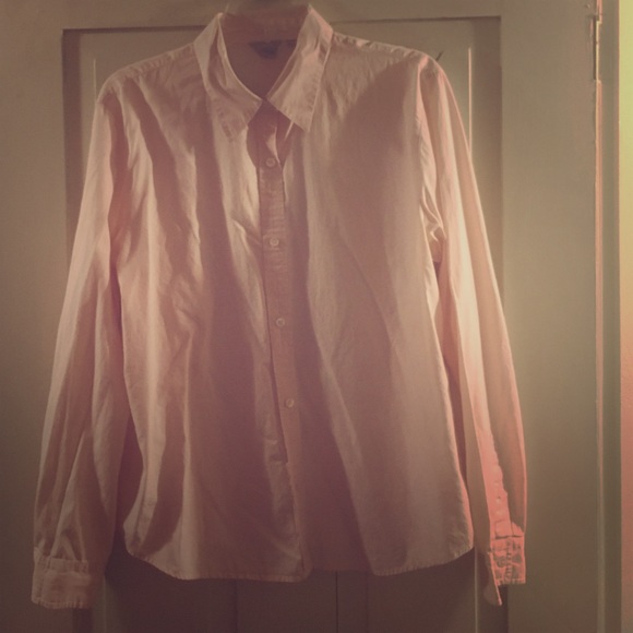 J. CREW soft thin Pink Oxford