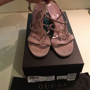 GUCCI Cippria signature GG Dusty Pink Sandal