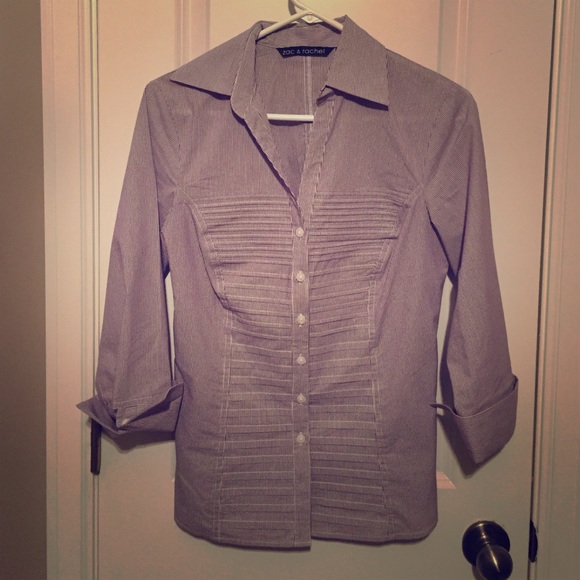 Fitted 3/4 button up