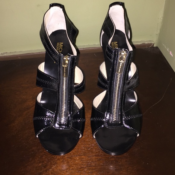 Michael Kors Berkley patent leather t-strap