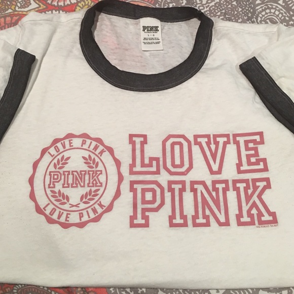 PINK ringer tee