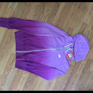 Nike NWT ombré full zip up Hoodie size m