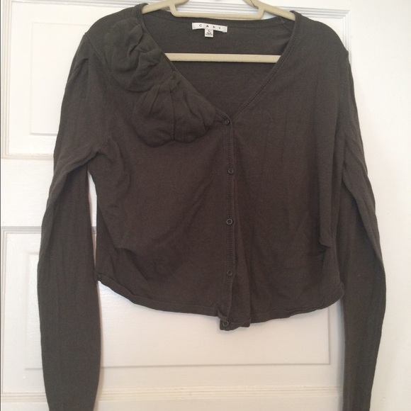 Beautiful, olive, CABI cardigan