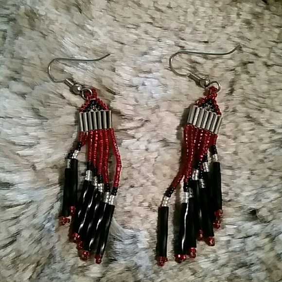 Native American Boho style Beaded Earrings