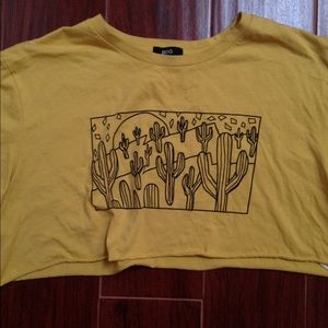 Cactus crop top