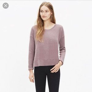 Madewell lavender chronicle sweater S free people