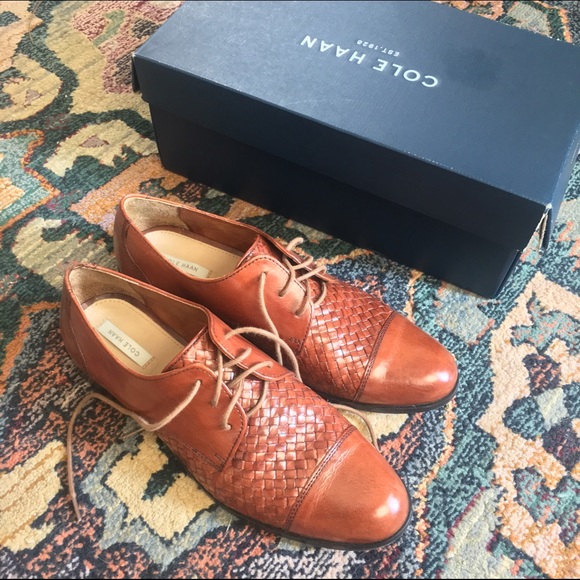 Cole Haan Gramercy Oxford in brown leather