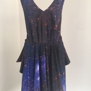 Galaxy Print Dress