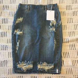 One Teaspoon denim skirt