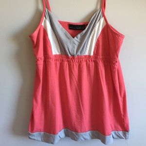 Pink and Grey Tank Top